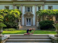 Angela @baddyoga Tuesday yoga adventure Showing up for this challenge to