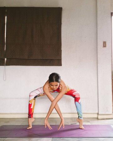 April Yoga Journey @gomezzapril Utkata Konasana for the hips It