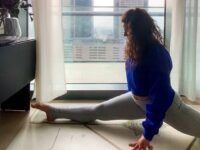 Aya Yoga Tutorials Shapes @yogabreatherepeat Front splits are so hard