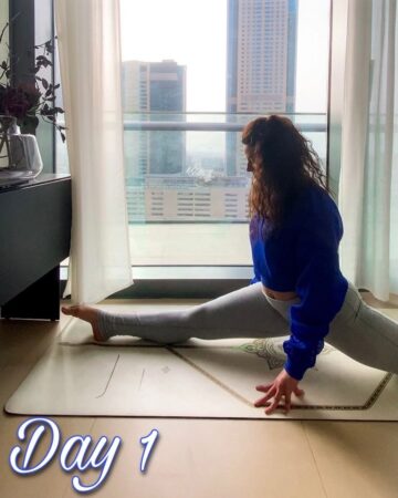 Aya Yoga Tutorials Shapes @yogabreatherepeat Front splits are so hard