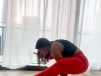 Aya Yoga Tutorials Shapes @yogabreatherepeat Hamstring stretch for the day