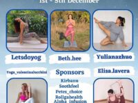 Beth Hee @bethhee New Challenge announcement YogaboutKapha 1st 5th December