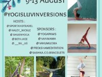 Beth Hee @bethhee New Yoga Challenge Announcement YogisLuvInversions August 9th 13th Inversio