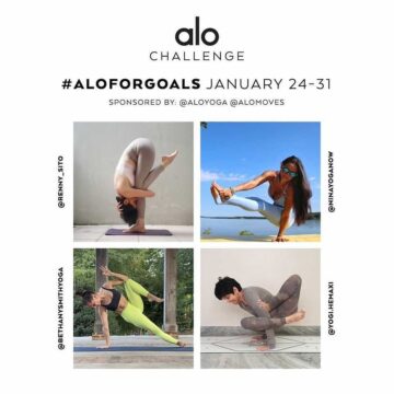 Bethany Smith Yoga challenge Announcement ⠀⠀ AloForGoals January 24
