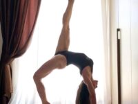 Caterina Patimo @the exit strategy Feeling so so different wheelpose backbend heartopener yogapra