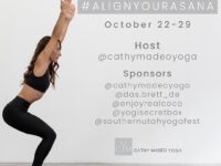 Cathy Madeo Yoga @cathymadeoyoga CHALLENGE ANNOUNCEMENT ⠀alignyourasana October 22 29 ⠀ This
