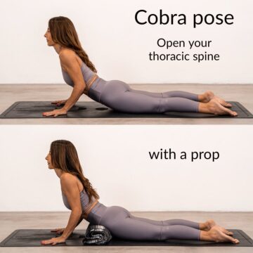 Cathy Madeo Yoga @cathymadeoyoga COBRA POSE Day 2 alignyourasana In cobra