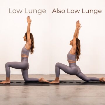 Cathy Madeo Yoga @cathymadeoyoga Low lunge Day 4 alignyourasana What makes