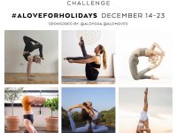 Cathy Madeo Yoga YOGA CHALLENGE ANNOUNCEMENT ALOveForHolidays from December 14th