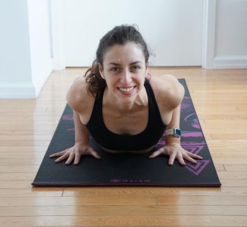 Cheryl NYC Yoga Teacher Baby cobra yogapose cobra backbend