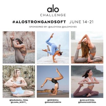 Corina @contortion coco Alo Yoga Challenge Announcement ⠀ ⠀ ALOSTRONGANDSOFT ⠀