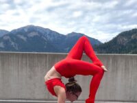 Corina @contortion coco Day 3 double triangle in pincha AloPinchaPlay2 Lets have