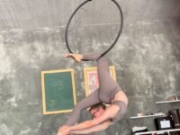 Corina @contortion coco aerialhoop aerialacrobatics contortion backbend aeriallyra flexibility ta