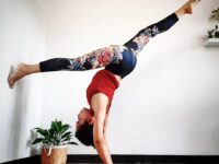 Day 5 of ALOtofbalance yoga challenge Handstand AdhoMukhaVrksasana variati