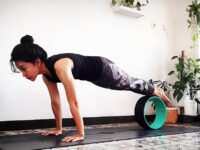 Dewi Hapsari @dewilovesyoga Day 2 of YogisWhoWheel yoga challenge Happy weekend