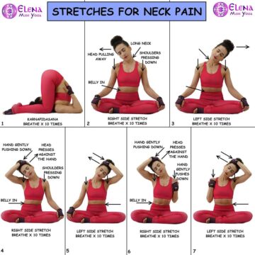 Elena Miss Yoga @elenamissyoga Stretches For Neck Pain I started suffering