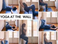 Esther Yoga Wellbeing YOGA AT THE WALL