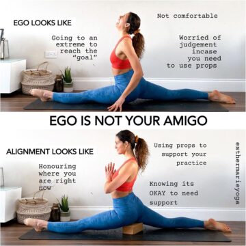 Esther Yoga Wellbeing egoisnotyouramigo time to call out