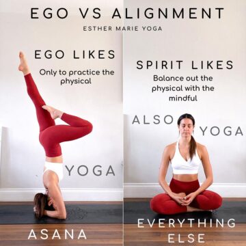 Esther Yoga Wellbeing egovsalignment yogaalsoyoga ASANA