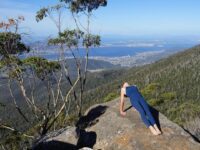 Gabrielle Edwards Yoga Up the mountain and soaking up those