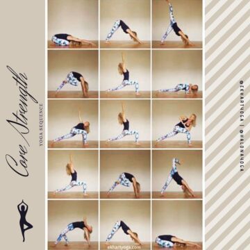 Halona Yoga @halonayoga Core strengthening yoga sequence Karin bolgesi guclendiren