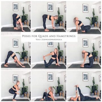 Halona Yoga Yoga poses to stretch hamstrings and quads