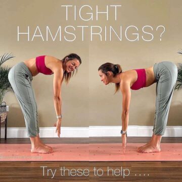 Hatha Yoga Classes @hathayogaclasses TIGHT HAMSTRINGS We spend so much time