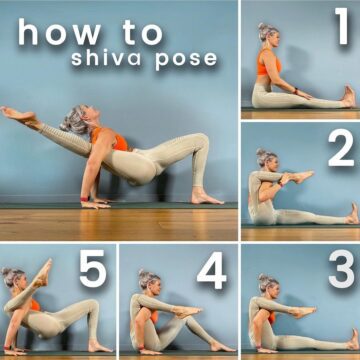 How to Shiva Pose ⠀⠀⠀⠀⠀⠀⠀⠀⠀⠀⠀⠀ Heres another very ‘instagram
