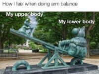 I should do leg balance instead Share if you