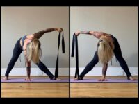 Jade Yoga Flexibility Coach Did left and right And
