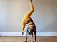 Jade Yoga Flexibility Coach Hello side bend Dont mind