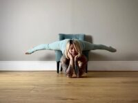 Jade Yoga Flexibility Coach Some times its about hanging
