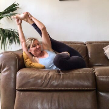 Jane Roberts @janein spain There are days when only a sofasana is
