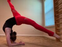 Jenna @bionic yogi Happy Sunday Working on opening the heart… And the