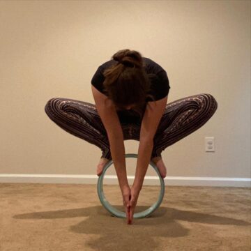 Jenna @bionic yogi Joining wednesdaywheelparty led by @sportandtravel She chose this malasana
