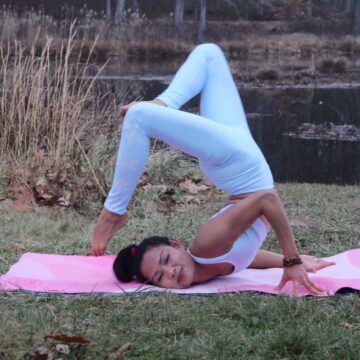 Joan @frog natureyogi Feel calming mind is yoga not just standing on