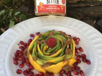 Joan @frog natureyogi Post yoga practice avocado mango top with @abbysbetter gingersnap