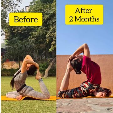 Jyoti Juneja @yogagirl jyoti Little Transformation Not giving up on basics