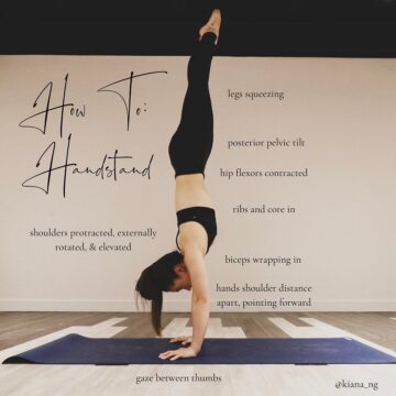 KIANA NG HOW TO HANDSTAND⁠ ⁠ VIDEO TUTORIAL 4 Drills