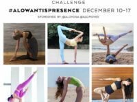 Kim Rushmore Gordon @leapoffaith yoga New Challenge Announcement AloWantIsPresence December