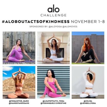 Kim Rushmore Gordon @leapoffaith yoga New Challenge Announcement AloboutActsofKindness 111