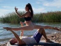 Krisyoga @krisyoga AcroYoga combines the fitness play of acrobatics the
