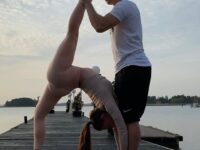Krisyoga@krisyoga Our joint stretching always inspires me Benefits of Partner