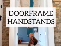 LIVEDAILYFIT YOGA @livedailyfit DOORFRAME HANDSTANDS Just in case if you
