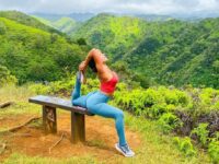 Leilani Hawaiʻi @yoga leilani Deep breath in and exhale relax your shoulders