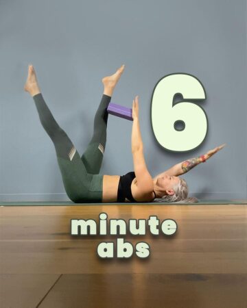Liv Yoga Flexibility 6 minute abs ⠀⠀⠀⠀⠀⠀⠀⠀⠀⠀⠀⠀ Ab workoutcore