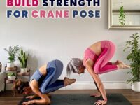 Liv Yoga Flexibility Crane pose crow with straight