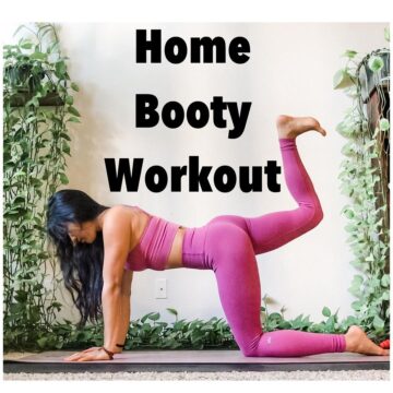 Liz Lowenstein Yoga Wellness @mizliz Home Booty Workout Glute day
