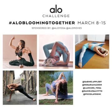 London Yoga And Nutrition @sabineappleby ALO challenge announcement Join us for