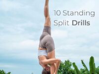 Looking to improve your standing split⠀ ⠀ Standing split